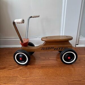 Radio Flyer Vintage baby toddler scooter bike wood